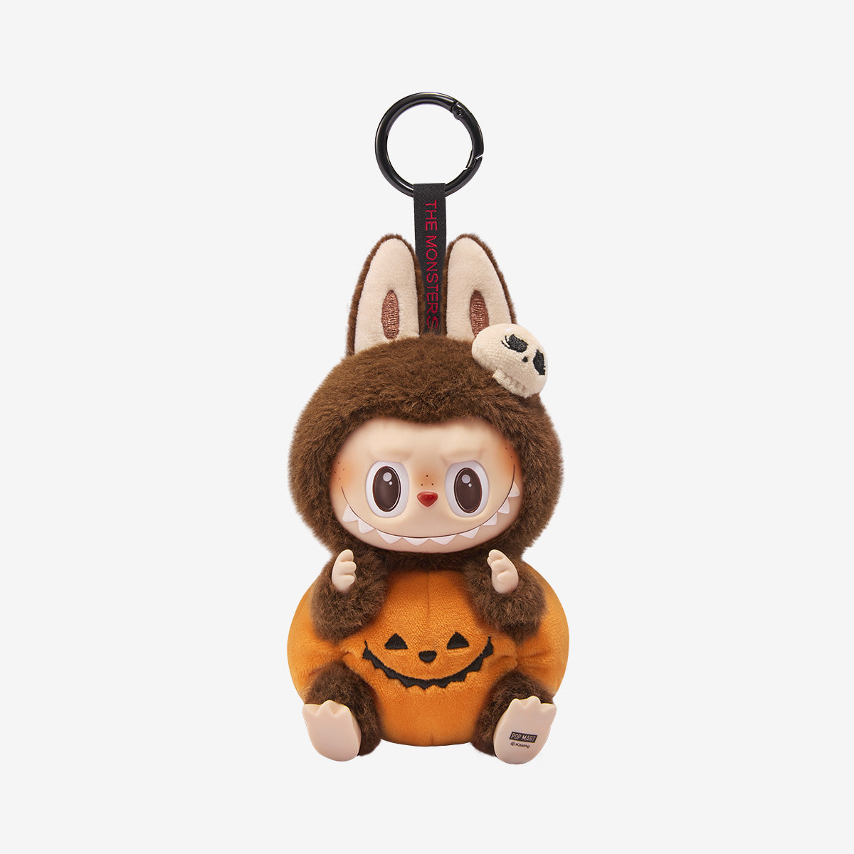 Lububu Halloween Plush – Sitting Pumpkin Vinyl Pendant (15cm)